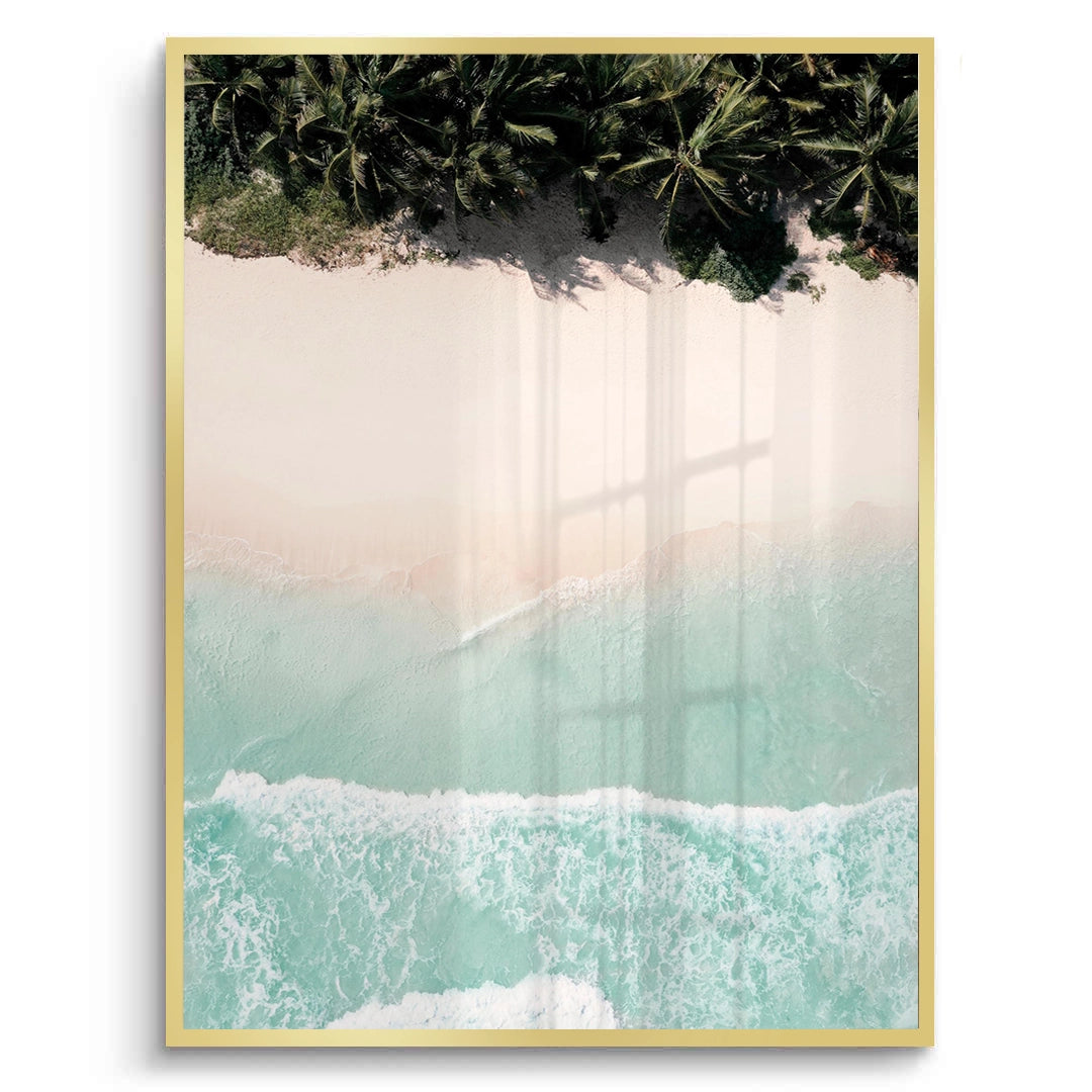 2Aerial Turquoise Ocean - Fine Art