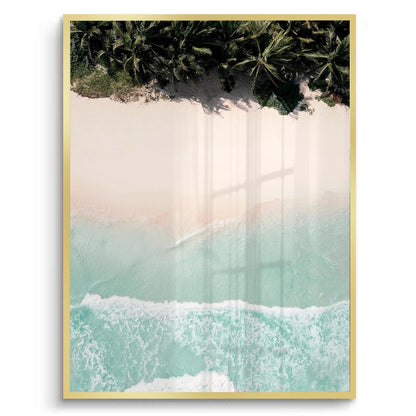 Aerial Turquoise Ocean - Fine Art