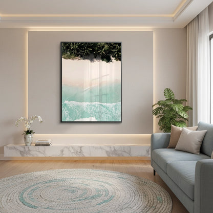 Aerial Turquoise Ocean - Fine Art