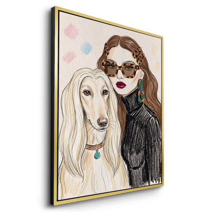 Afghan Hound Fashion - Canvas
