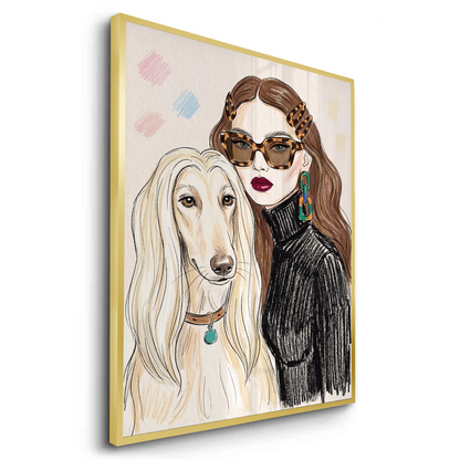 Afghan Hound Fashion - Fine Art