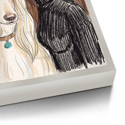 Afghan Hound Fashion - Fine Art