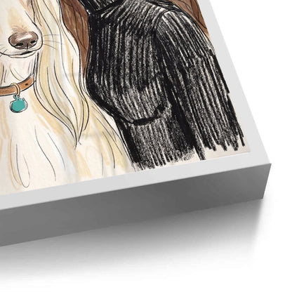 Afghan Hound Fashion - Fine Art