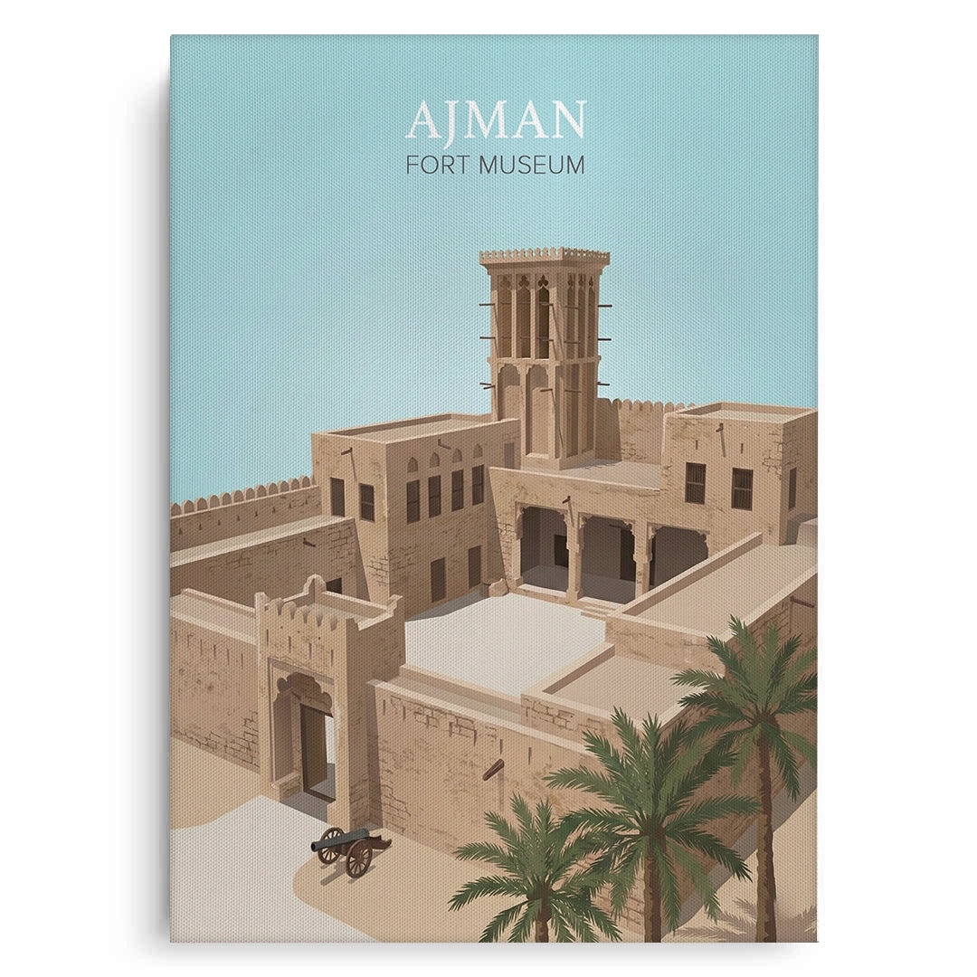 2Ajman Fort Museum - Canvas