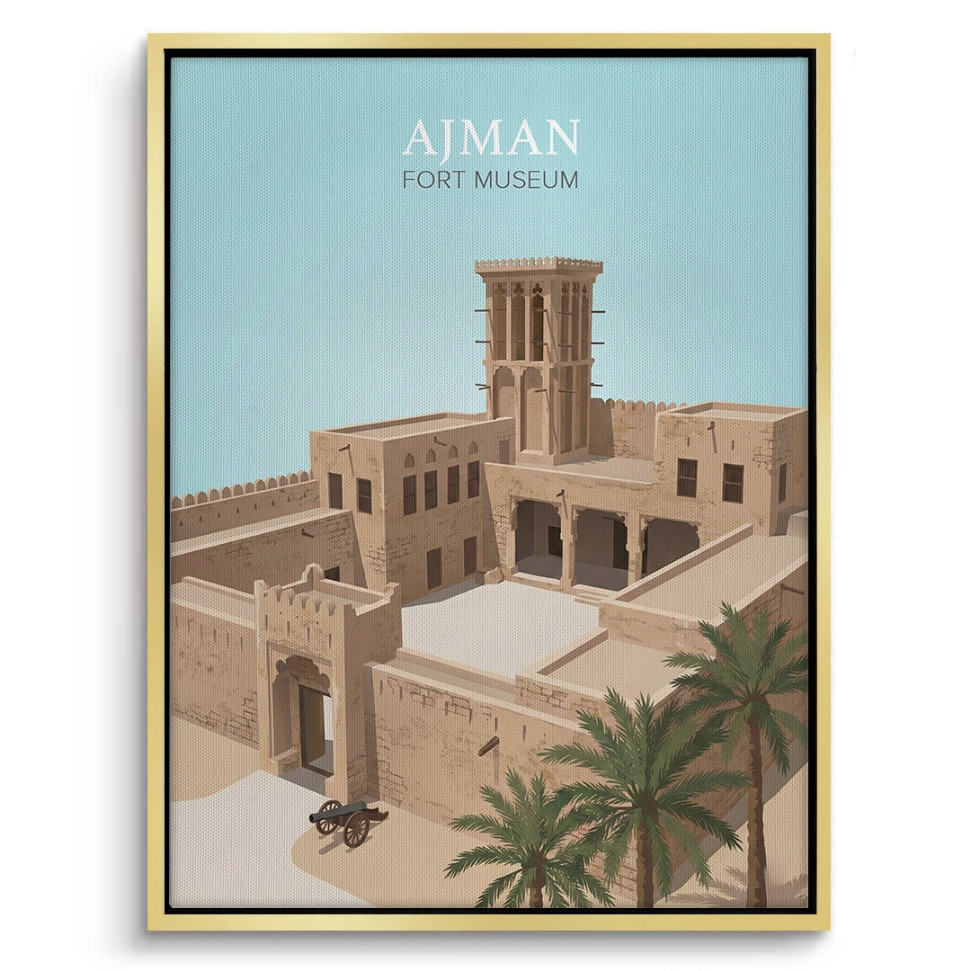 2Ajman Fort Museum - Canvas