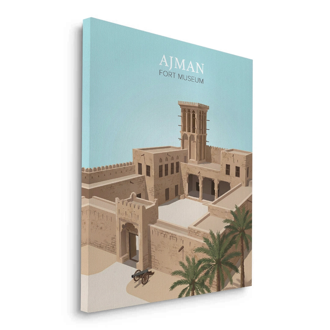 2Ajman Fort Museum - Canvas