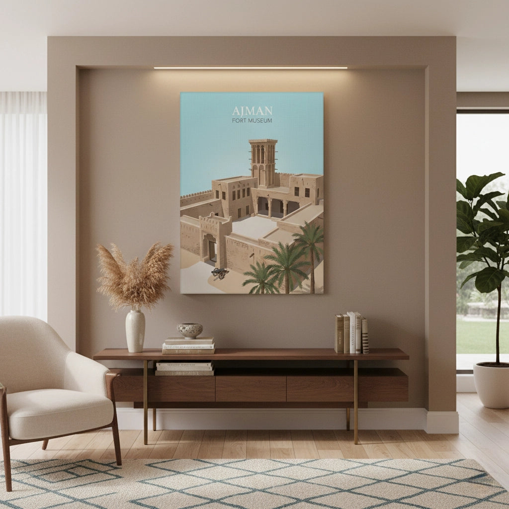2Ajman Fort Museum - Canvas