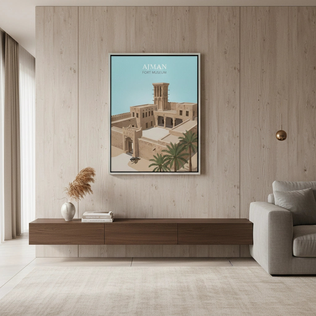 2Ajman Fort Museum - Canvas