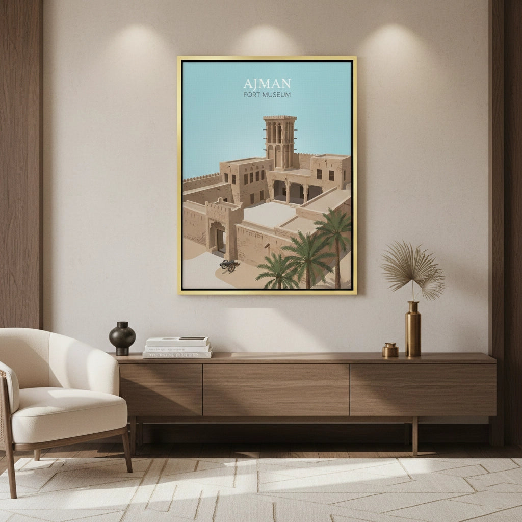 2Ajman Fort Museum - Canvas