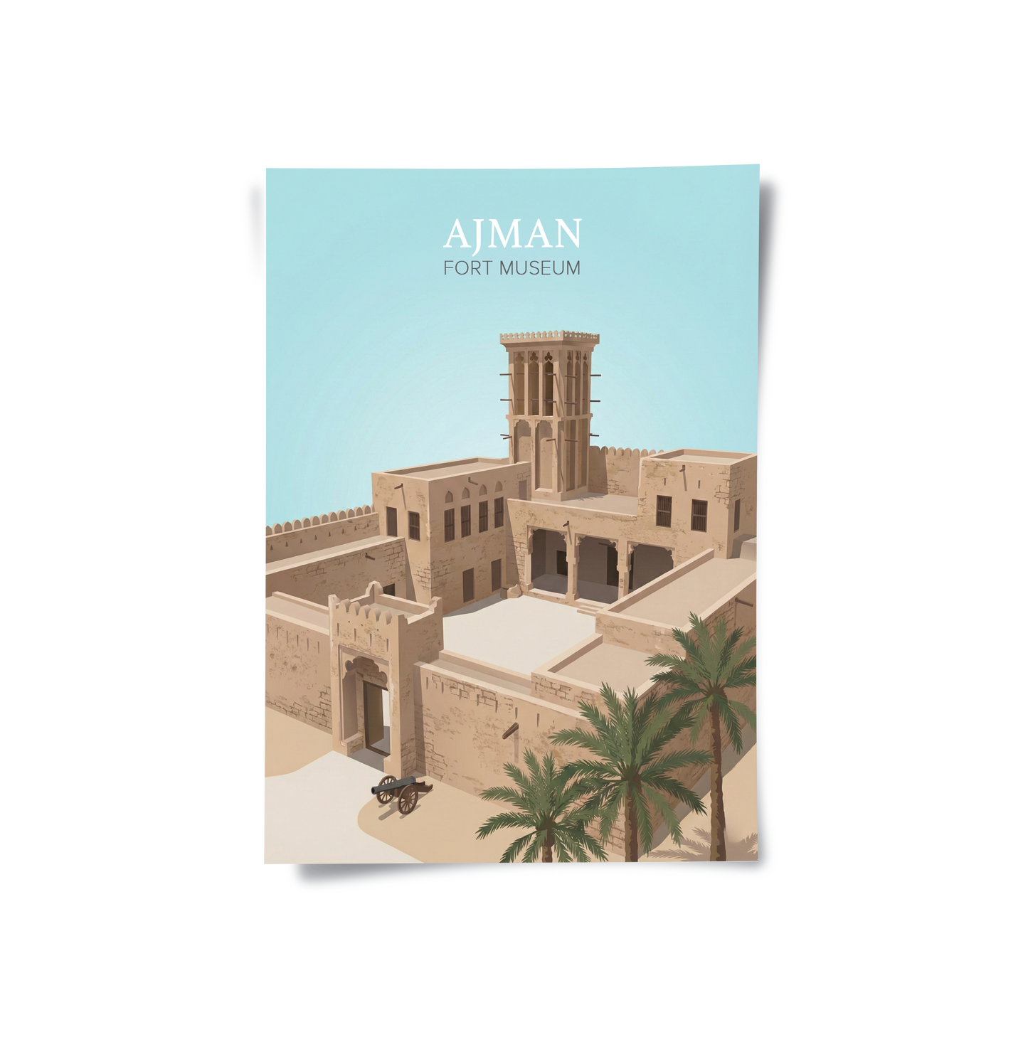 2Ajman Fort Museum - Poster