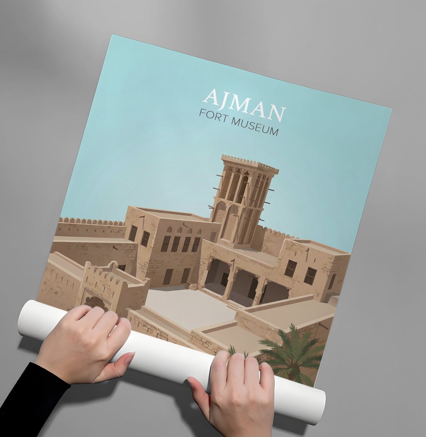 2Ajman Fort Museum - Poster
