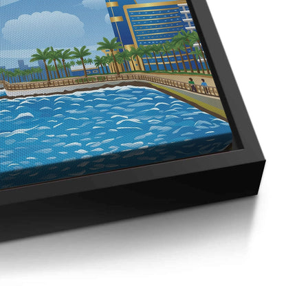 Al-Rahma Floating Mosque - Canvas