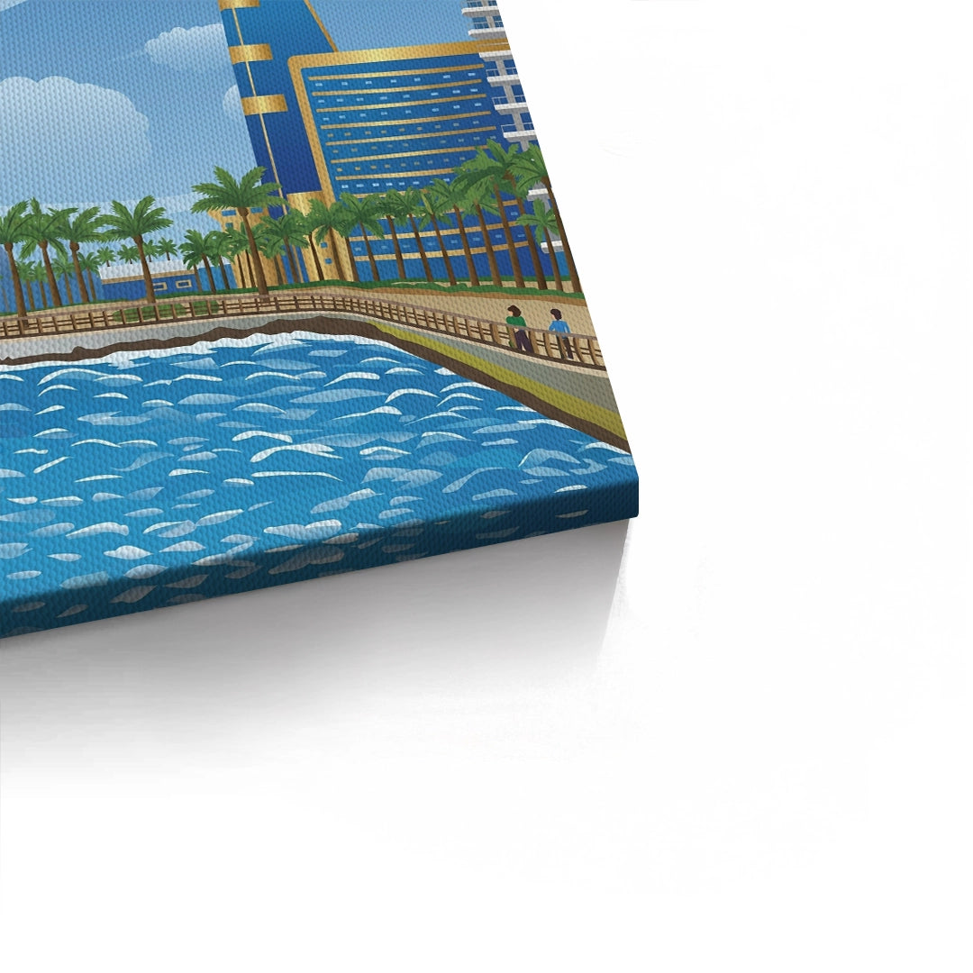 2Al-Rahma Floating Mosque - Canvas