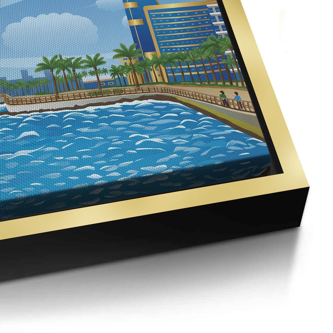 2Al-Rahma Floating Mosque - Canvas