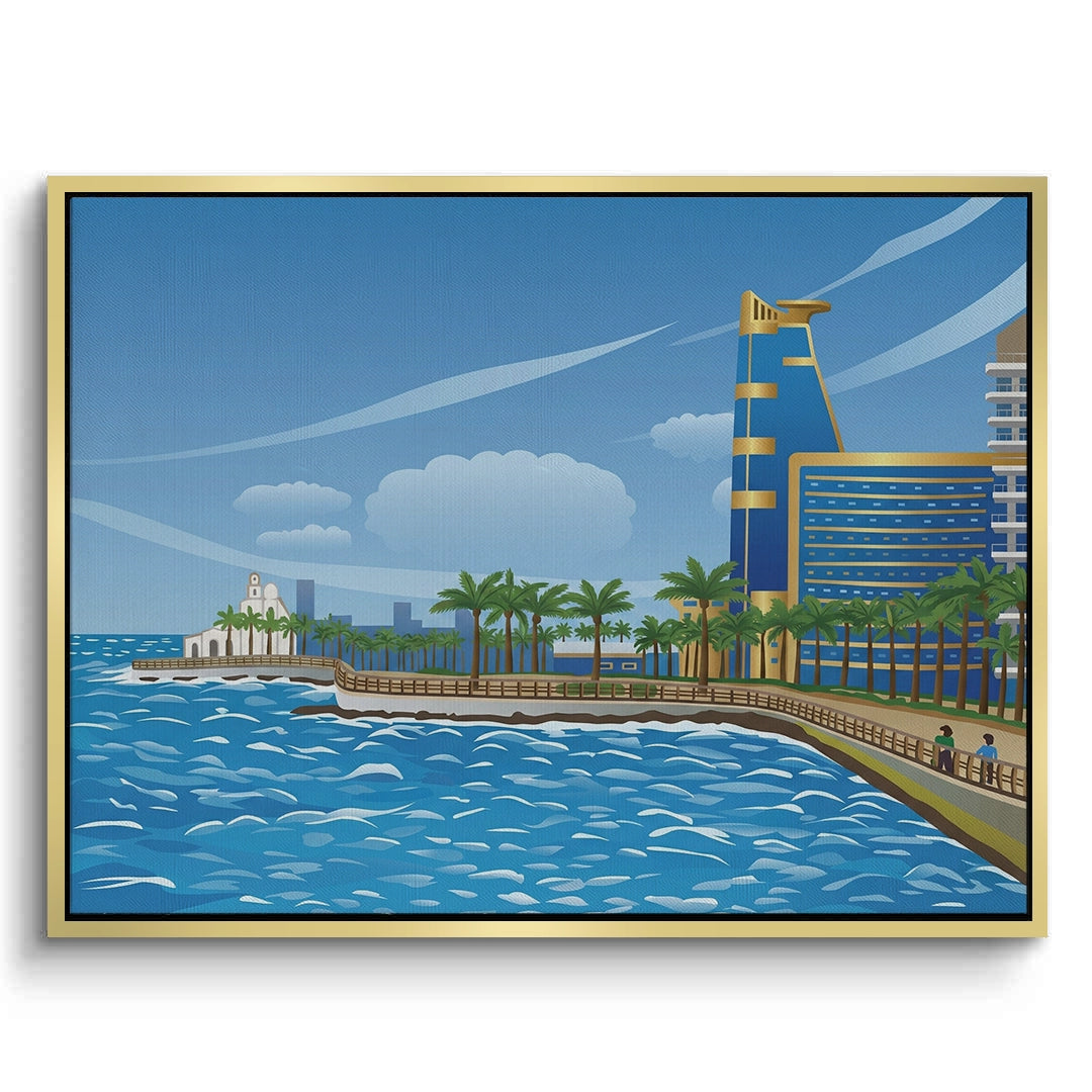 2Al-Rahma Floating Mosque - Canvas