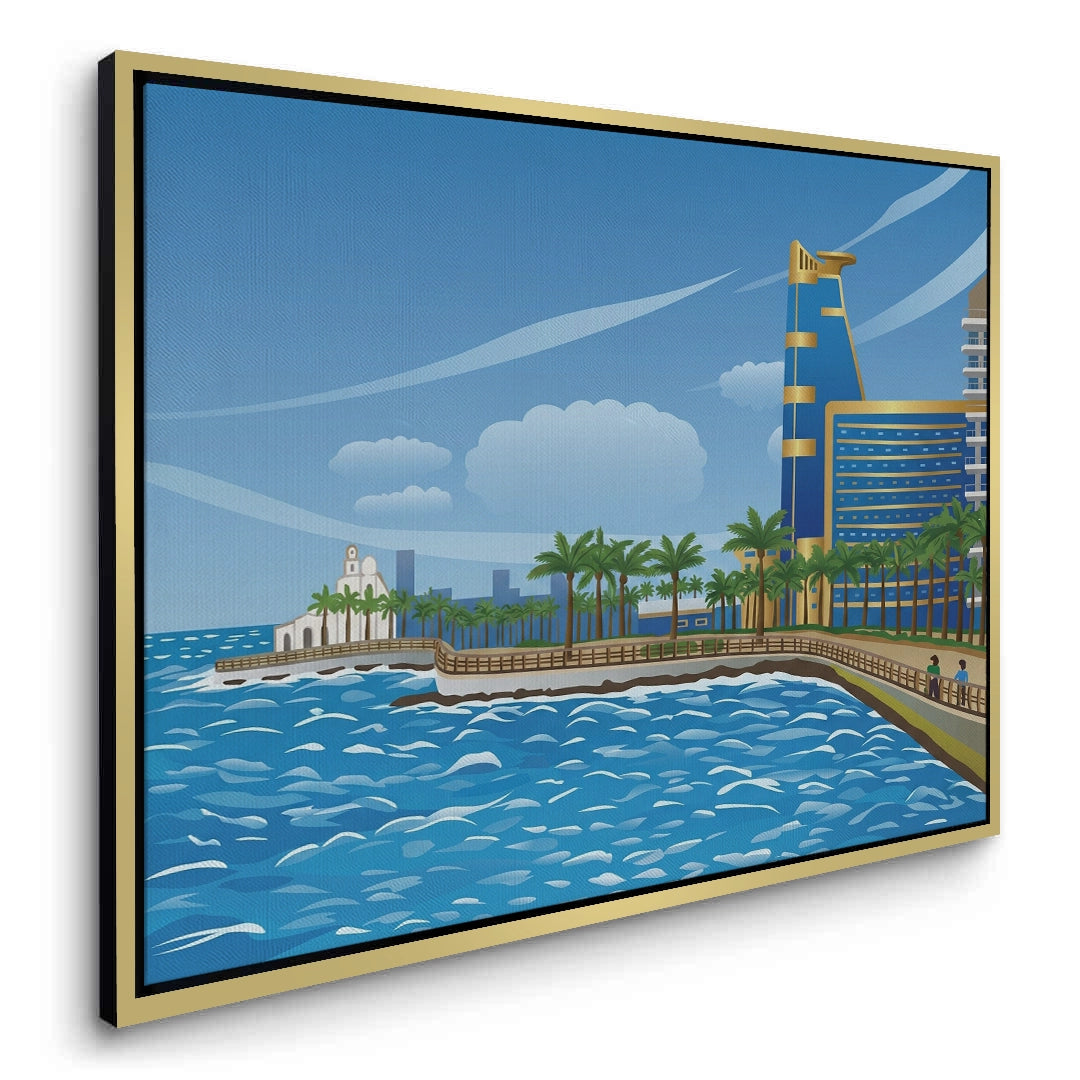 2Al-Rahma Floating Mosque - Canvas
