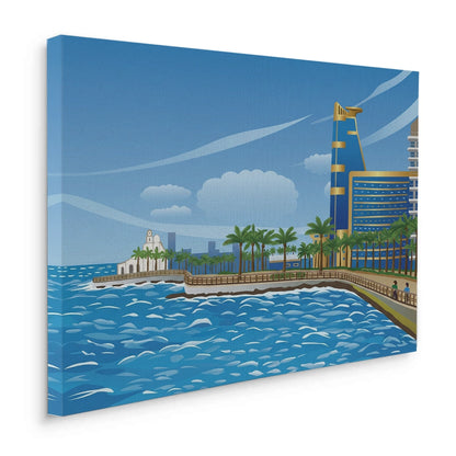 Al-Rahma Floating Mosque - Canvas