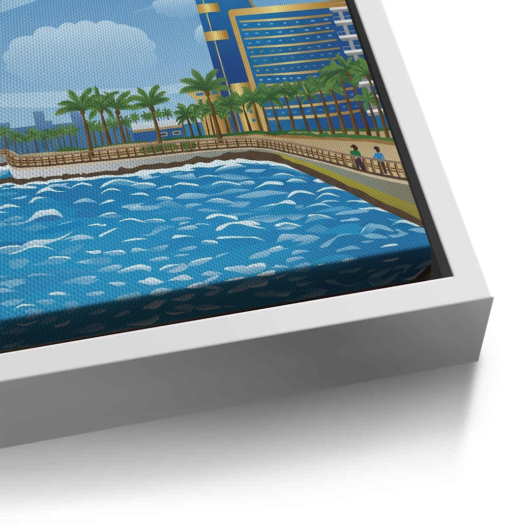 2Al-Rahma Floating Mosque - Canvas