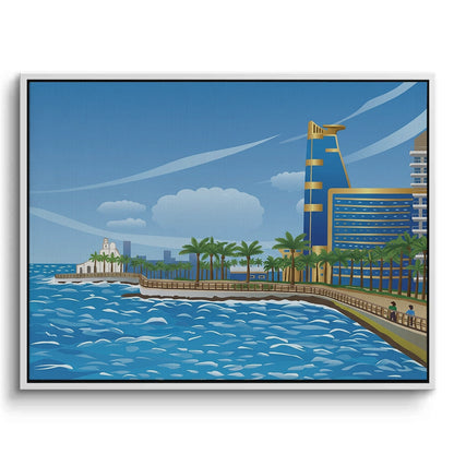 Al-Rahma Floating Mosque - Canvas