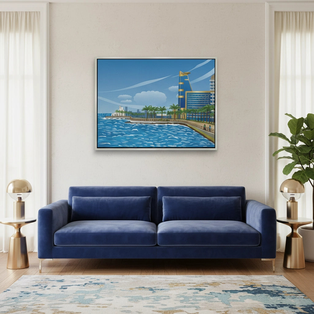 2Al-Rahma Floating Mosque - Canvas