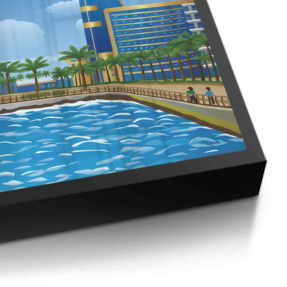 Al-Rahma Floating Mosque - Fine Art