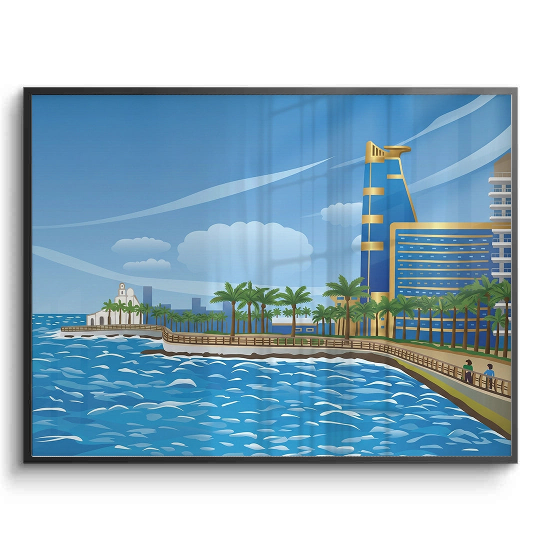 2Al-Rahma Floating Mosque - Fine Art