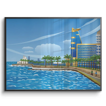 Al-Rahma Floating Mosque - Fine Art