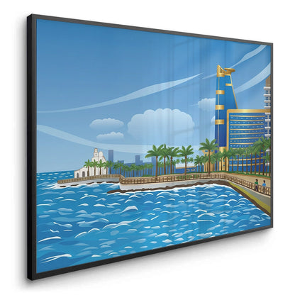 Al-Rahma Floating Mosque - Fine Art