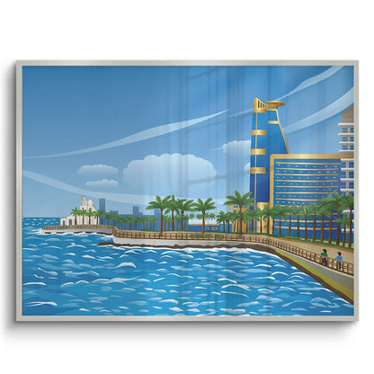 Al-Rahma Floating Mosque - Fine Art