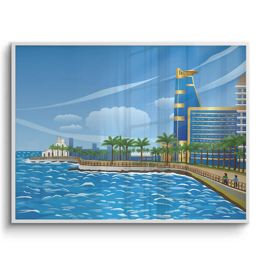 Al-Rahma Floating Mosque - Fine Art