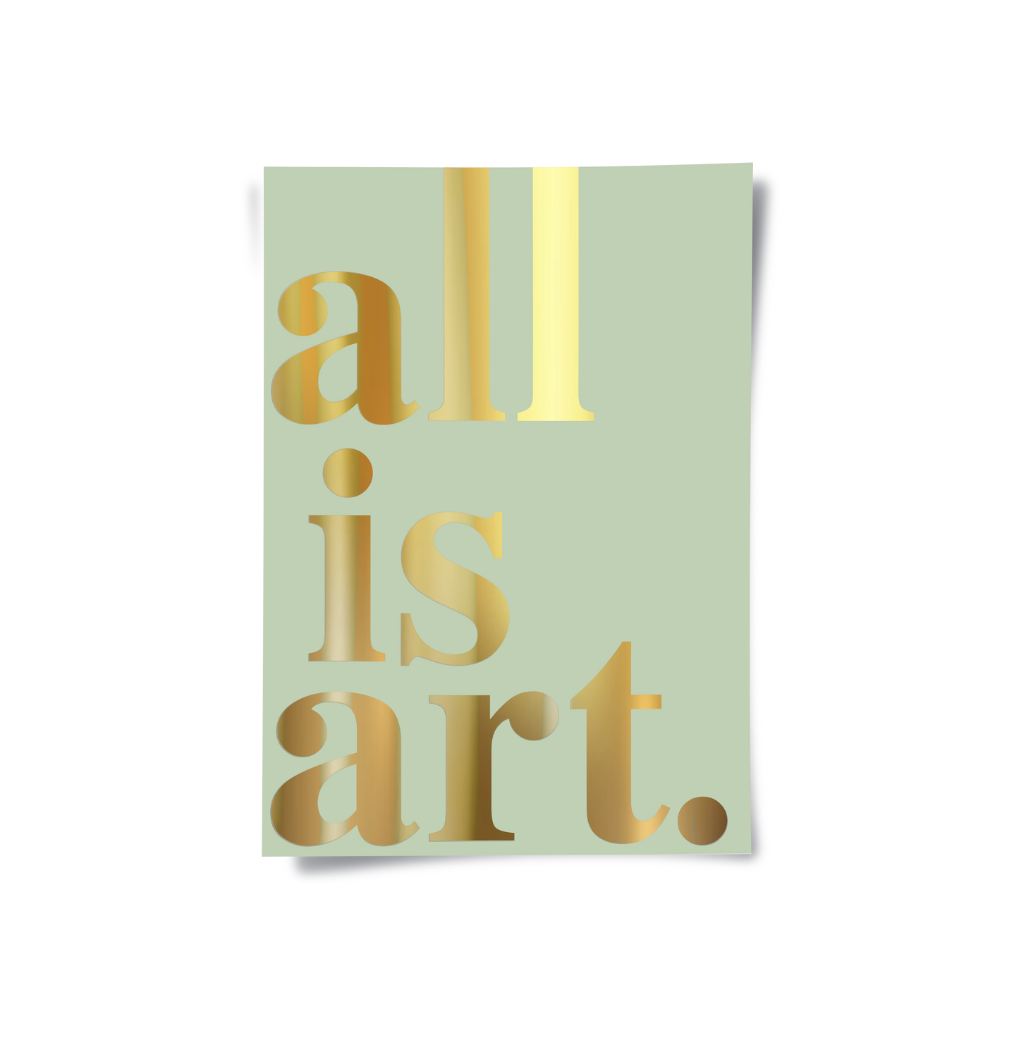 2All is Art - Poster