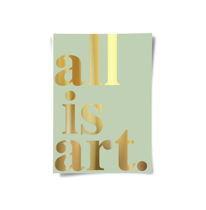 All is Art - Poster