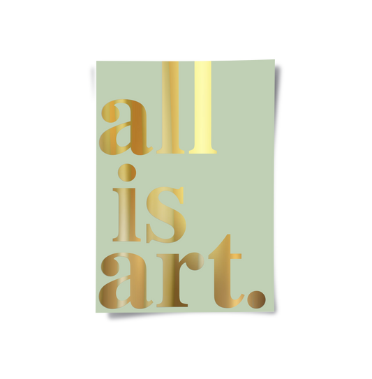 All is Art - Poster