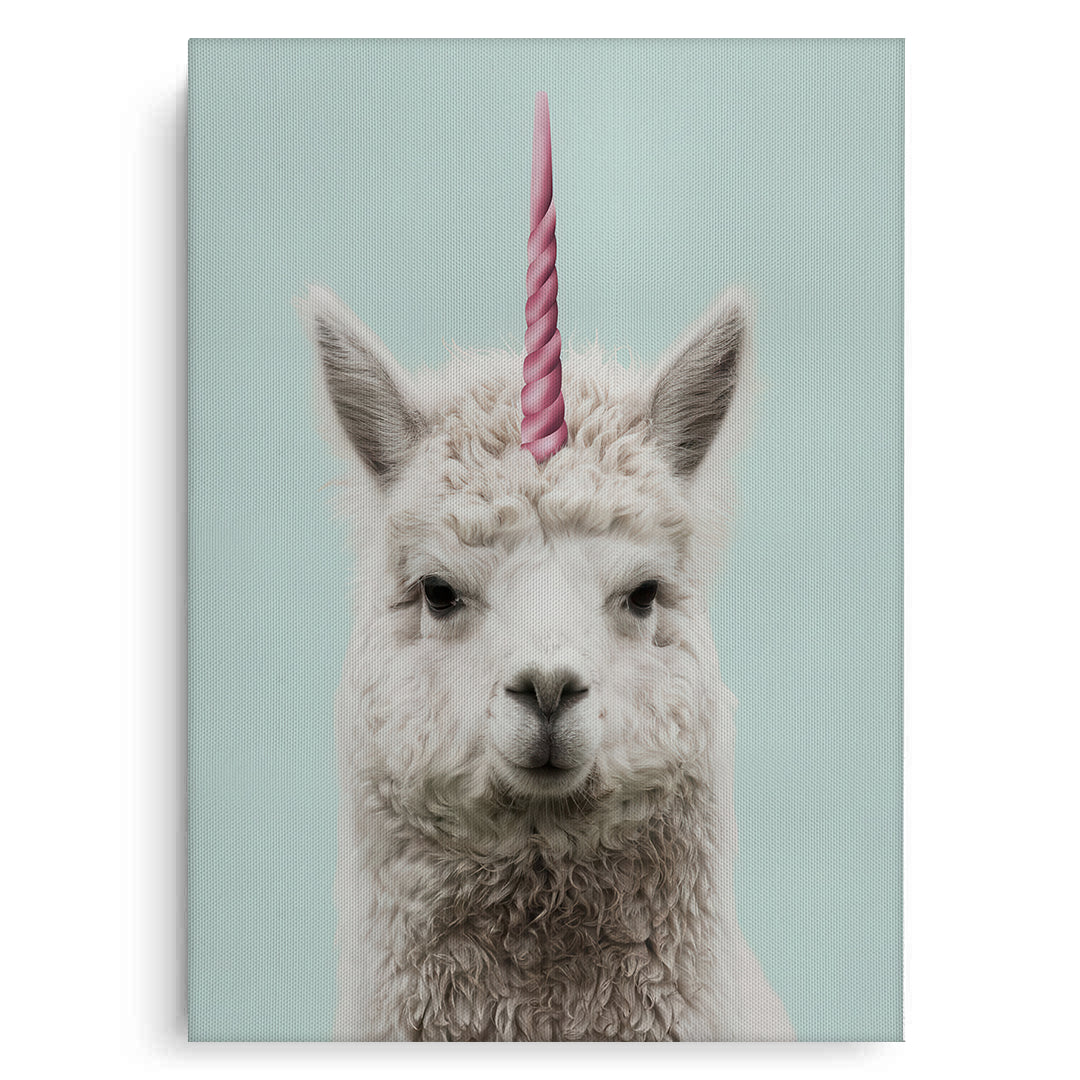 2Alpaca Unicorn - Canvas
