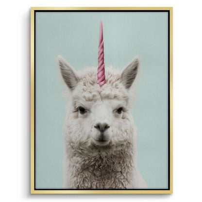 Alpaca Unicorn - Canvas