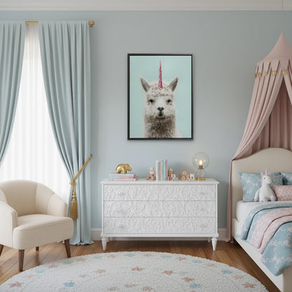 Alpaca Unicorn - Canvas