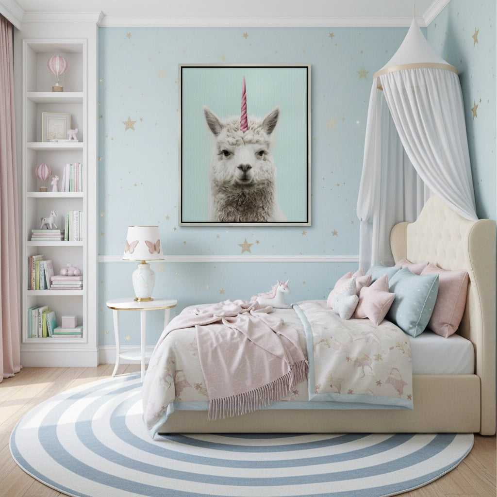 2Alpaca Unicorn - Canvas