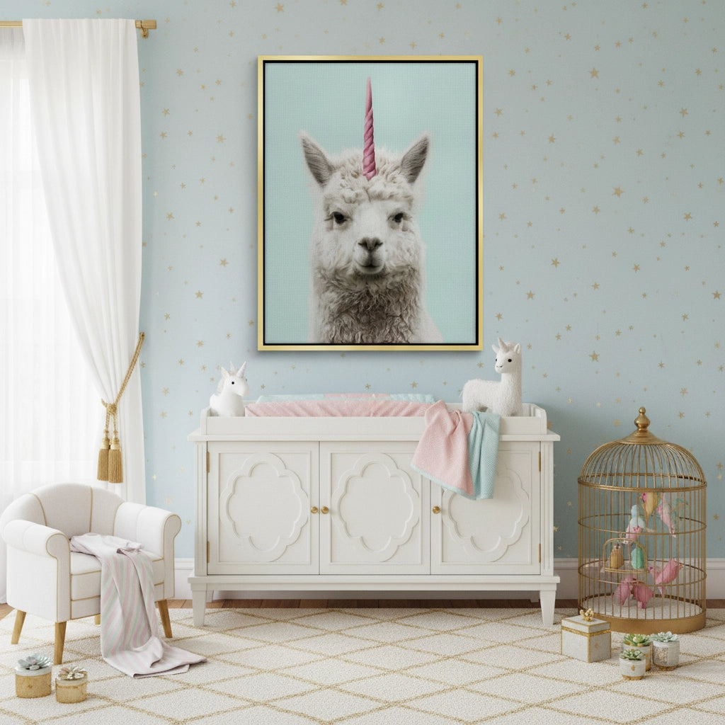 2Alpaca Unicorn - Canvas