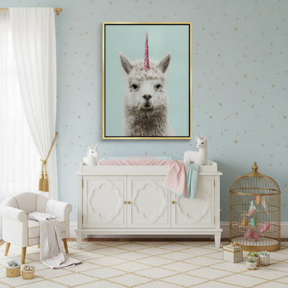 Alpaca Unicorn - Canvas