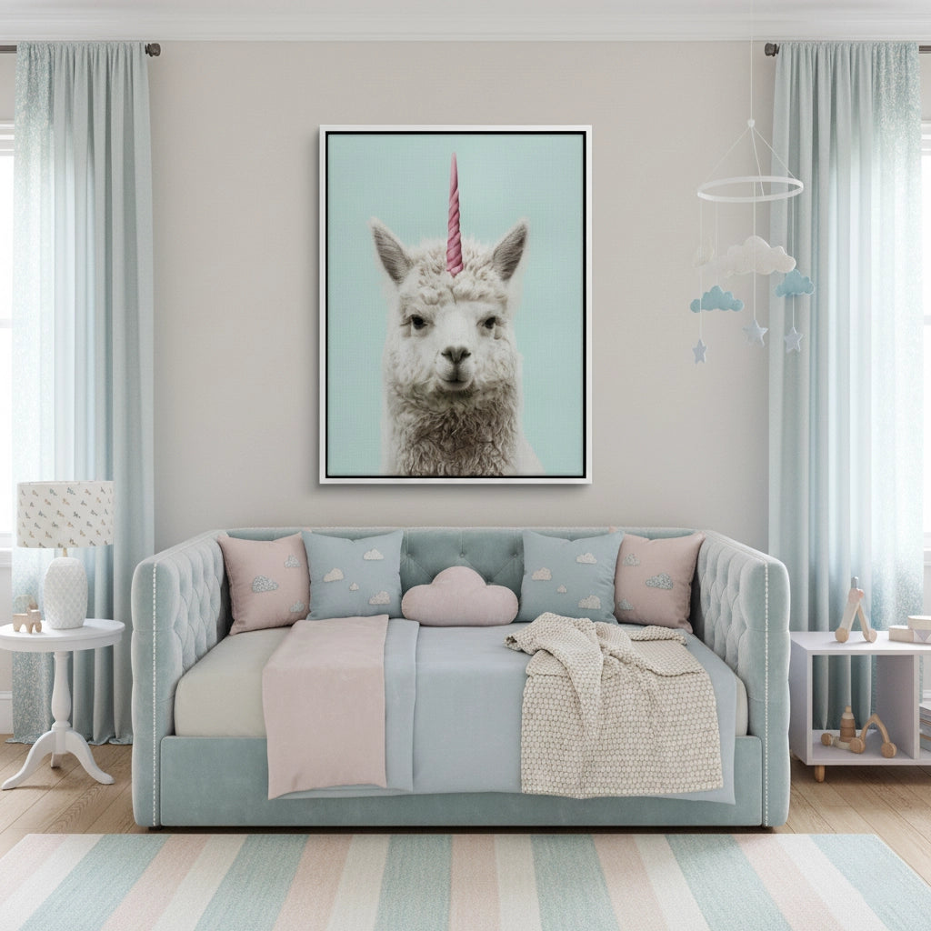 2Alpaca Unicorn - Canvas