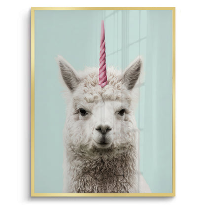 Alpaca Unicorn - Fine Art