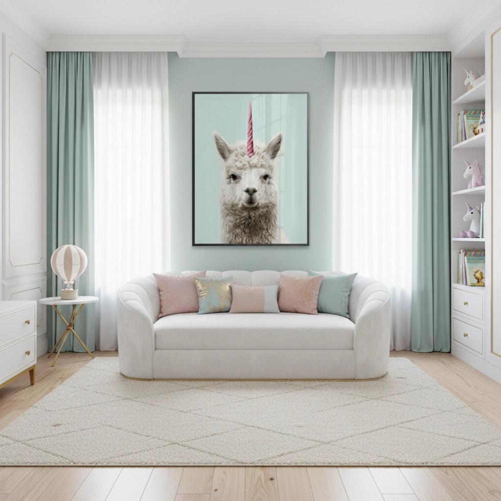 2Alpaca Unicorn - Fine Art