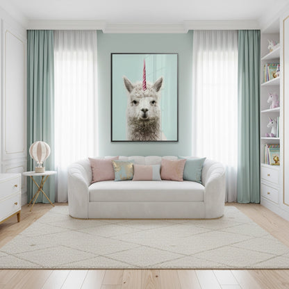 Alpaca Unicorn - Fine Art