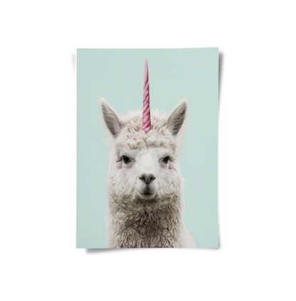 Alpaca Unicorn - Poster