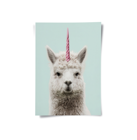 Alpaca Unicorn - Poster