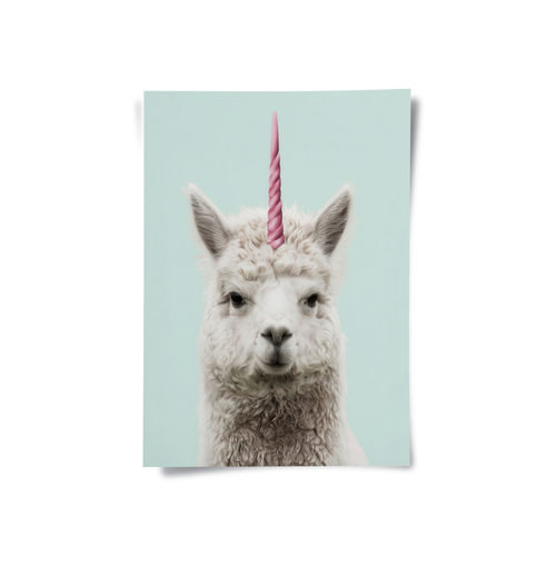 Alpaca Unicorn - Poster