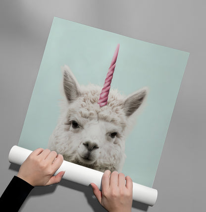 Alpaca Unicorn - Poster