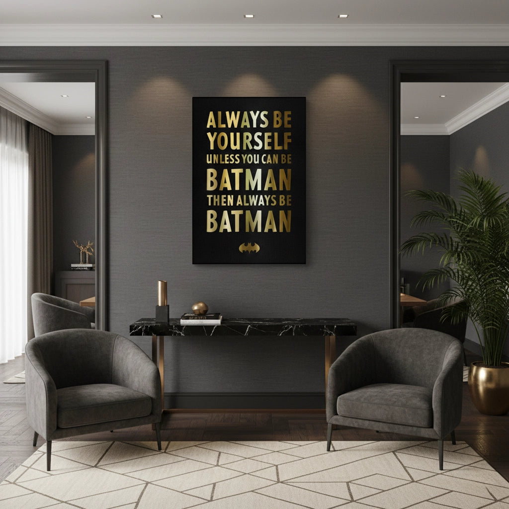 Always Be Batman - Canvas