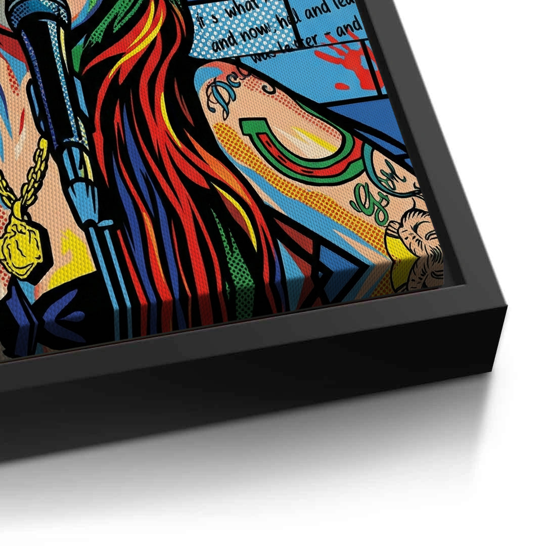 2Amy Winehouse Pop Art  - Canvas