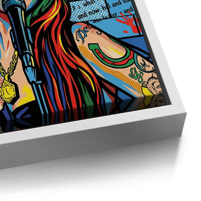 Amy Winehouse Pop Art  - Canvas